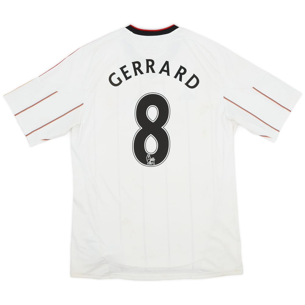 2010-11 Liverpool Away Shirt Gerrard #8 - 6/10 - (L)