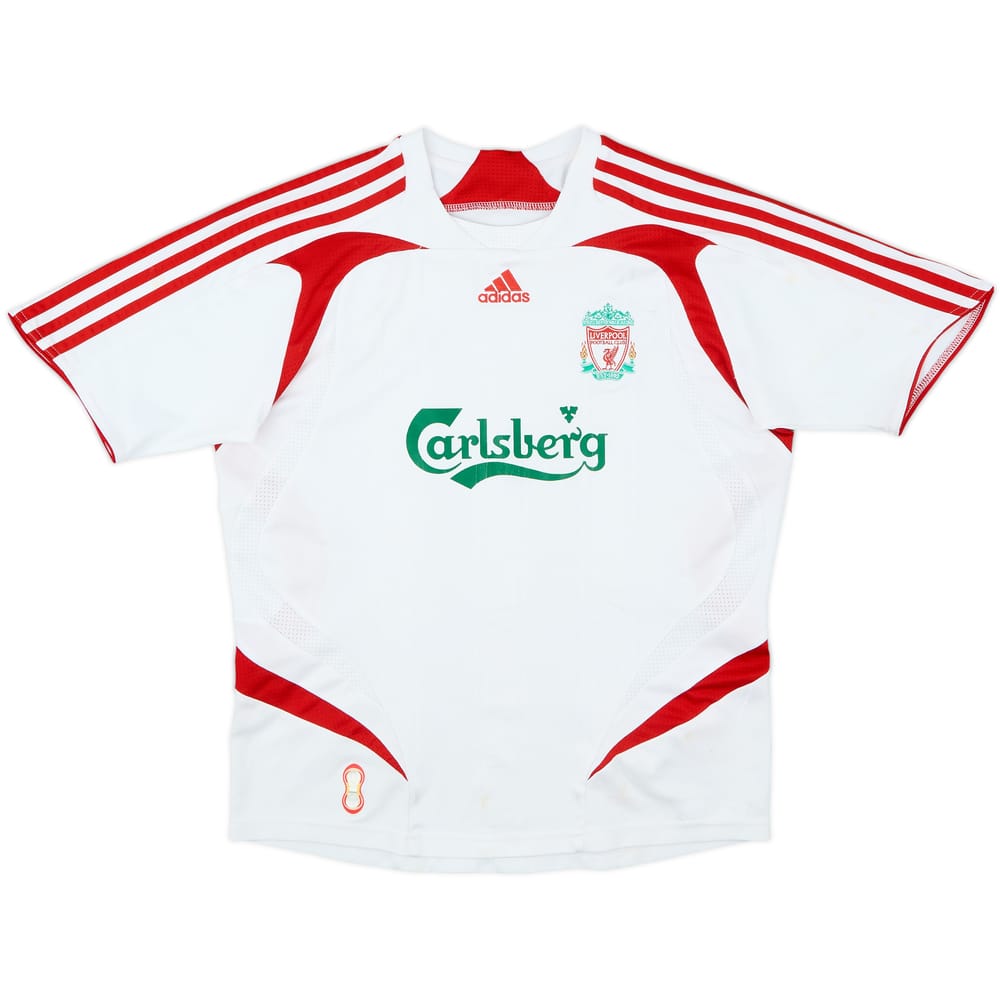 2007-08 Liverpool Away Shirt - 6/10 - (L.Boys)
