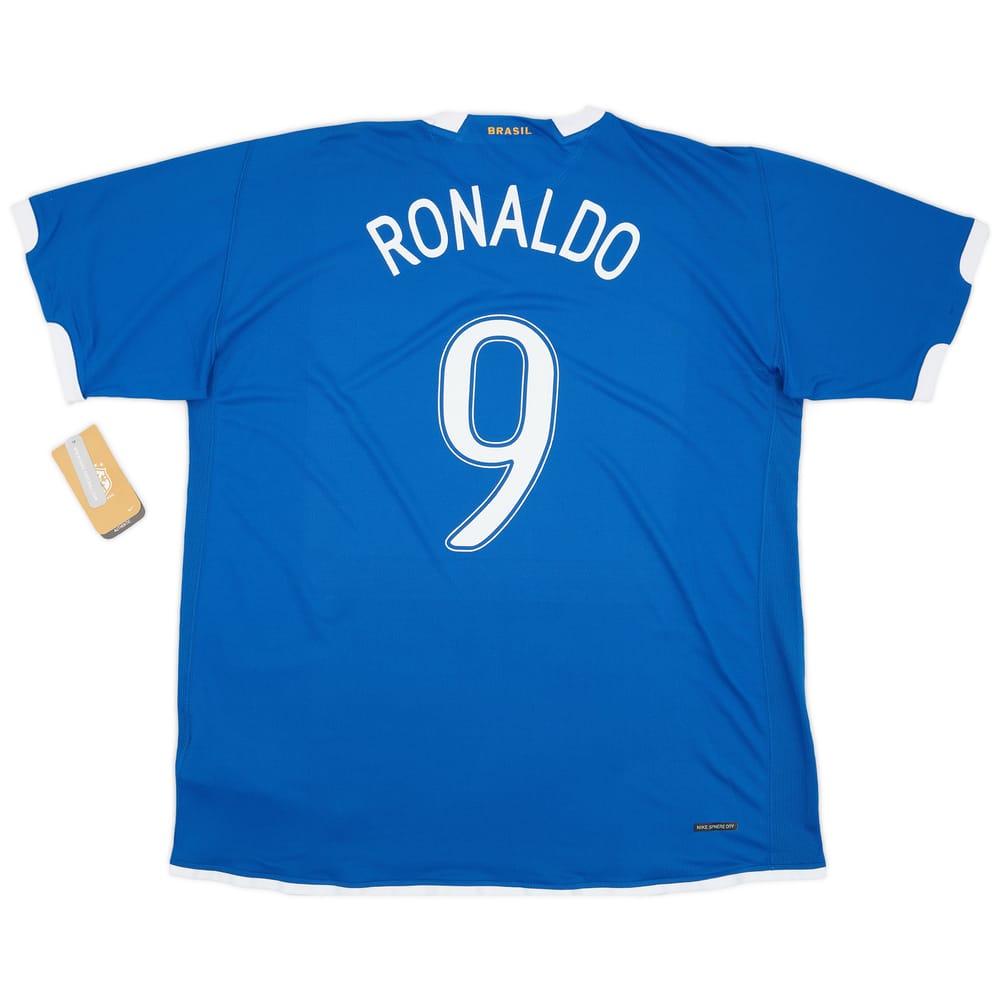 2006-07 Brazil Away Shirt Ronaldo #9 (XL)