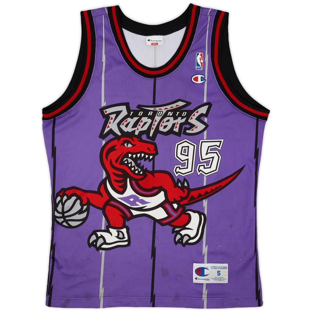 1995 Toronto Raptors #95 Champion Away Jersey - 6/10 - (S)