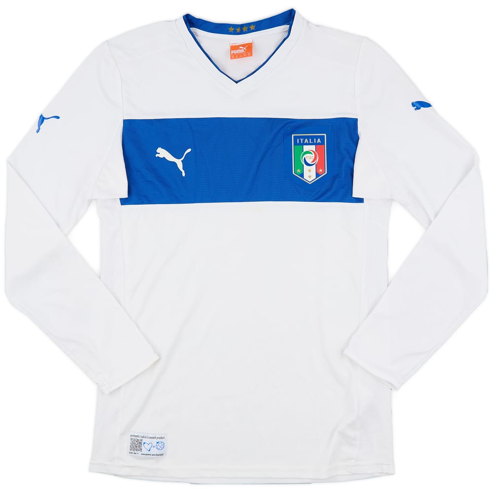 2012-13 Italy Away L/S Shirt - 9/10 - (M)