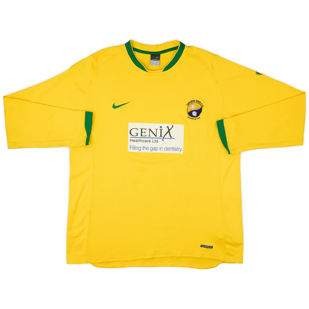 2007-08 Garforth Town Home L/S Shirt - 8/10 - (XL)