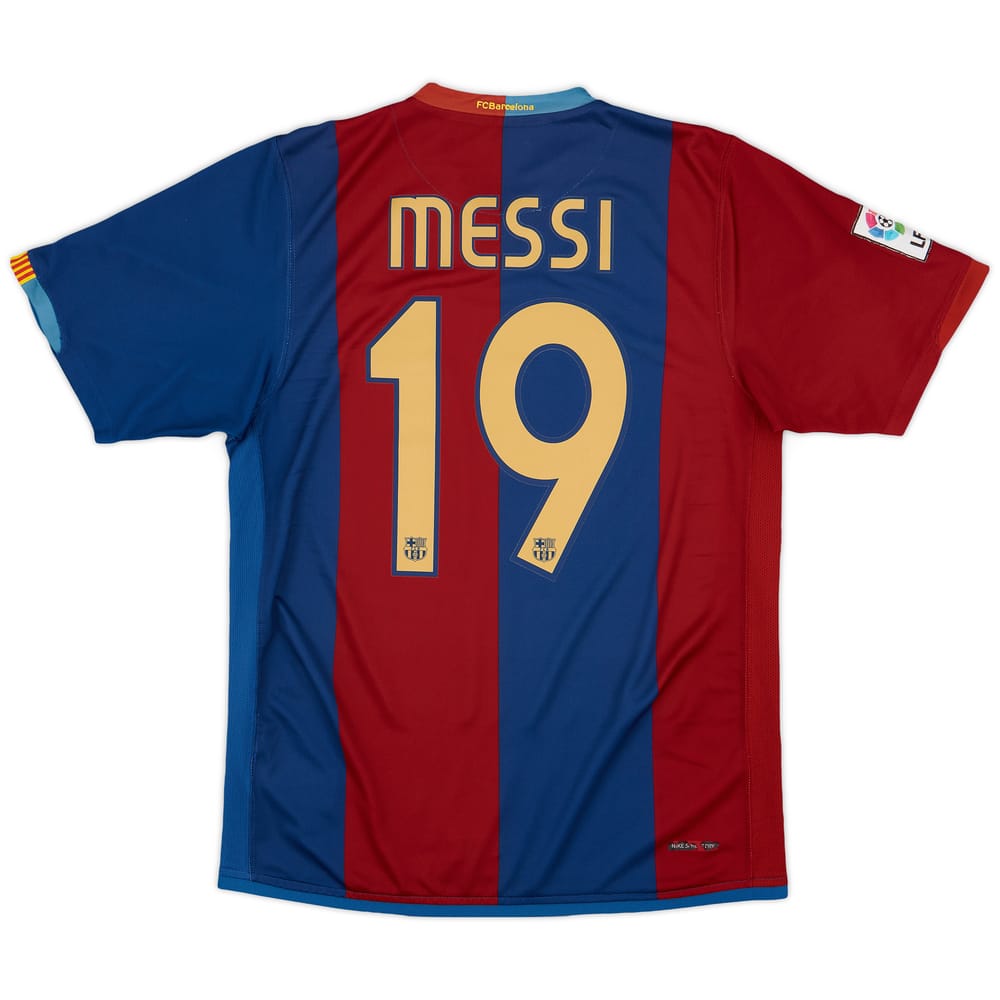 2006-07 Barcelona Home Shirt Messi #19 - 6/10 - (M)