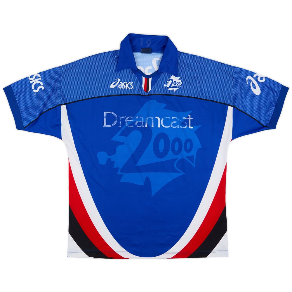 2000-01 Sampdoria Asics Training Shirt - 5/10 - (XL)