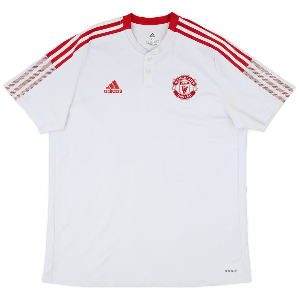 2021-22 Manchester United adidas Polo Shirt - 6/10 - (XL)
