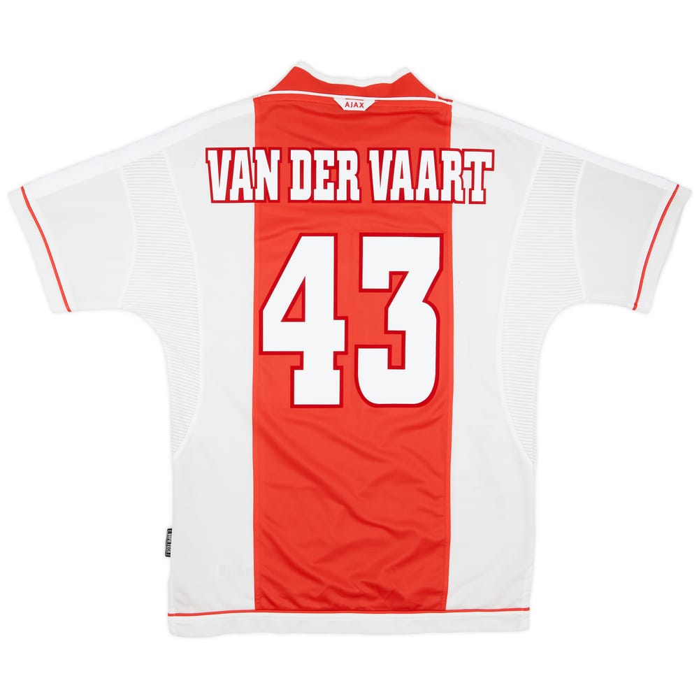 1999-00 Ajax Home Shirt Van Der Vaart #43 - 8/10 - (M)