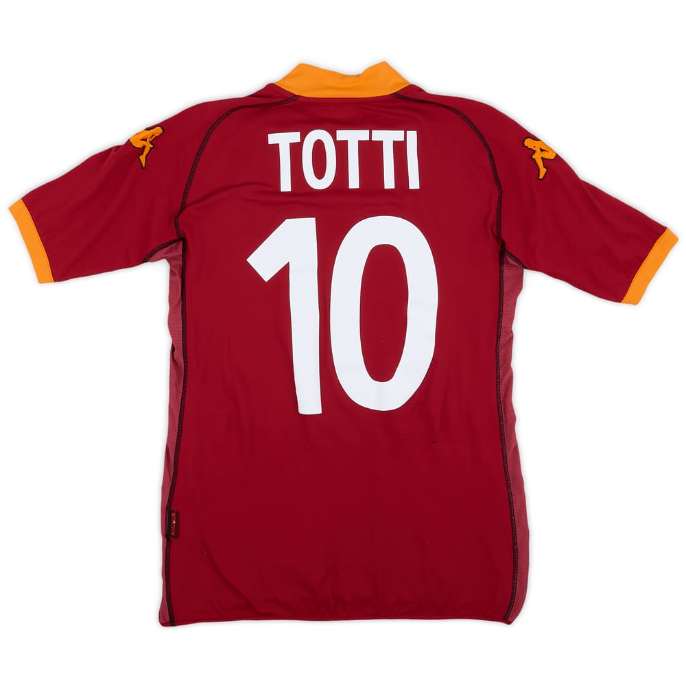 2002-03 Roma Home Shirt Totti #10 - 5/10 - (M)