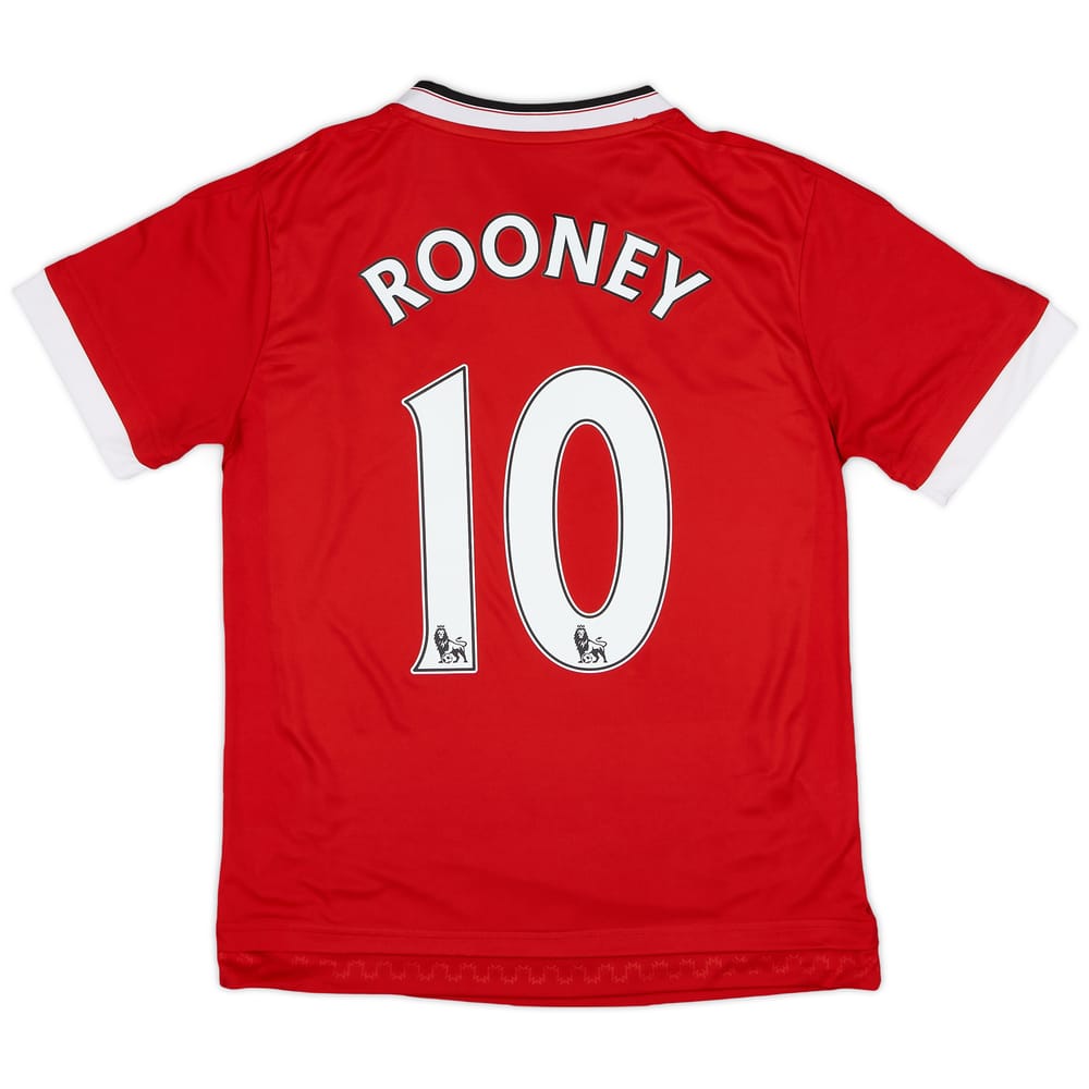 2015-16 Manchester United Home Shirt Rooney #10 - 5/10 - (XS)