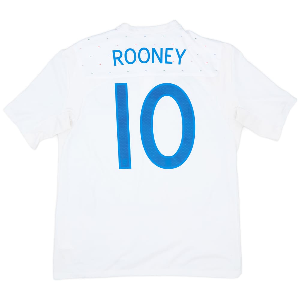 2010-11 England Home Shirt Rooney #10 - 8/10 - (L)