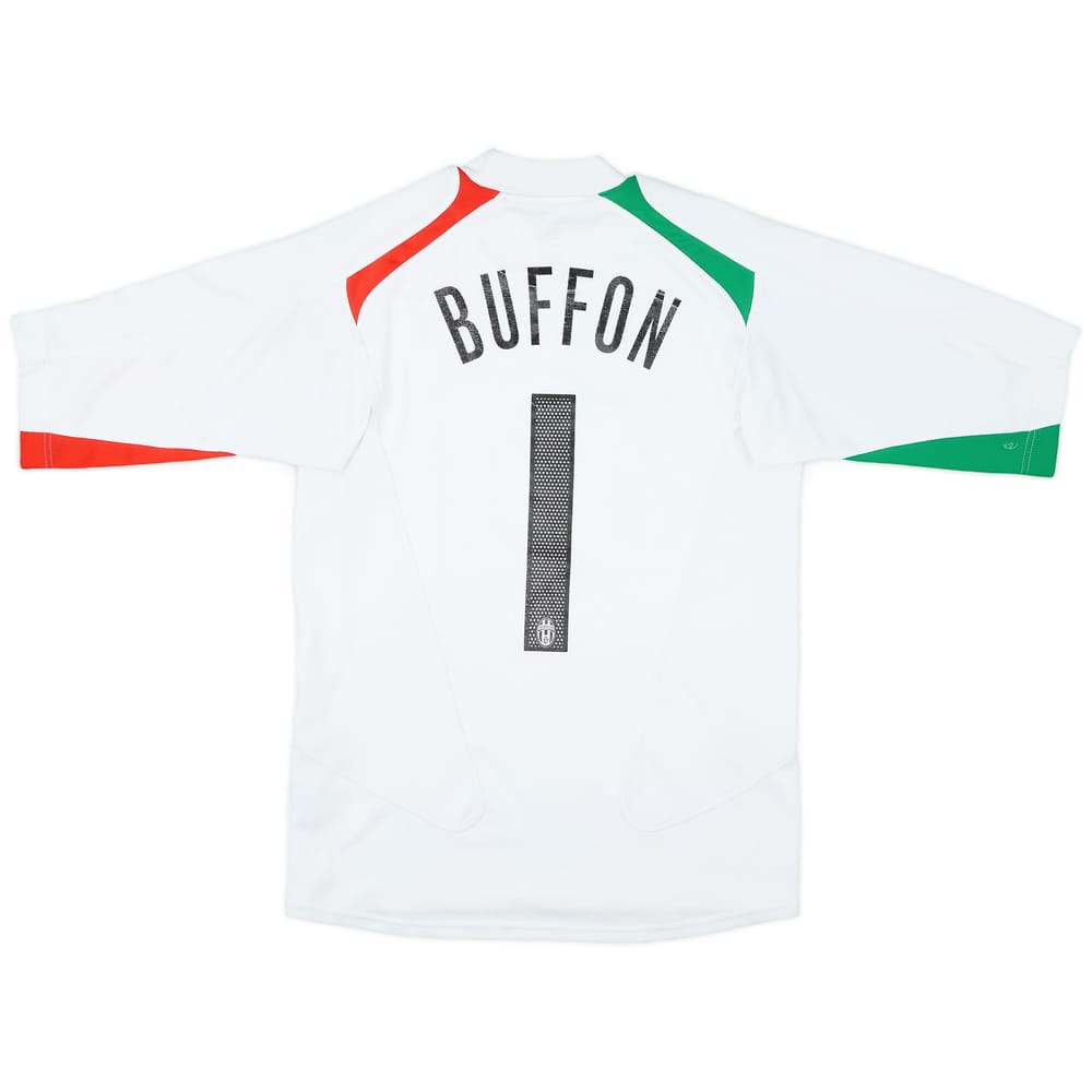 2005-06 Juventus GK S/S Shirt Buffon #1 - 7/10 - (S)