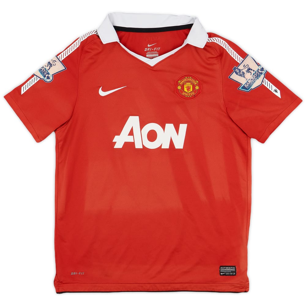 2010-11 Manchester United Home Shirt - 6/10 - (L.Boys)