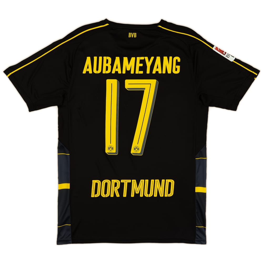 2016-17 Borussia Dortmund Away Shirt Aubameyang #17 (M)