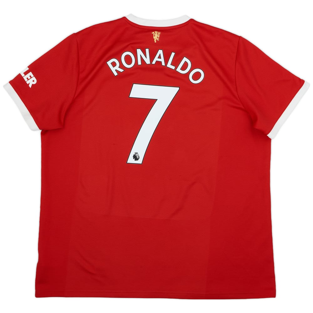 2021-22 Manchester United Home Shirt Ronaldo #7 - 9/10 - (XXL)