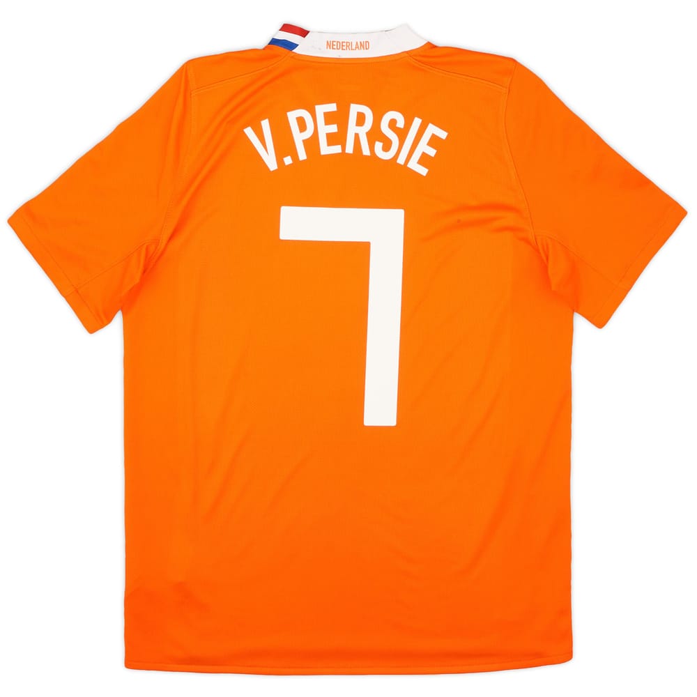 2008-10 Netherlands Home Shirt V.Persie #7 - 8/10 - (S)