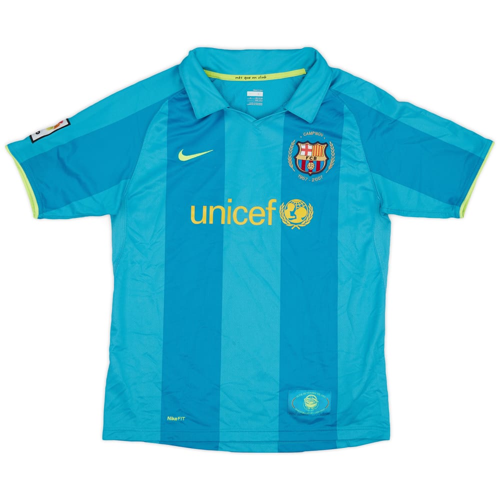 2007-09 Barcelona Away Shirt - 7/10 - (XL.Boys)