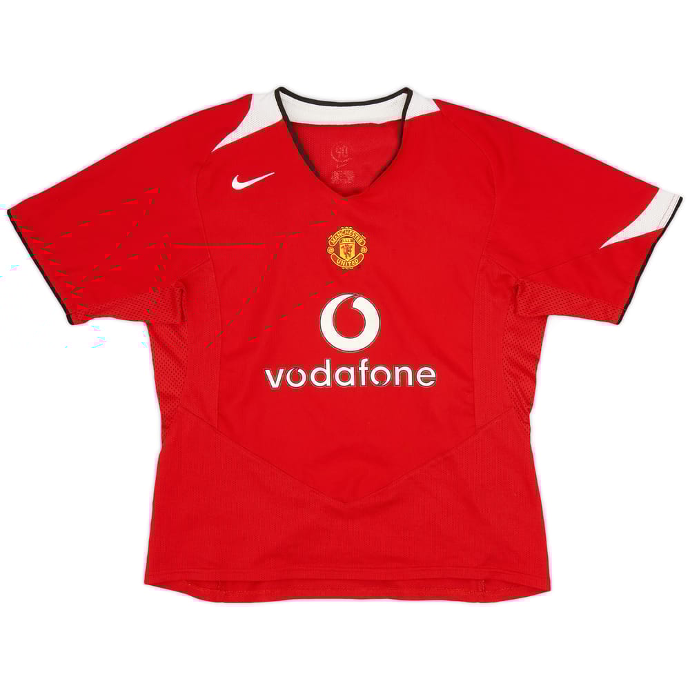 2004-06 Manchester United Home Shirt - 8/10 - (Women's L)