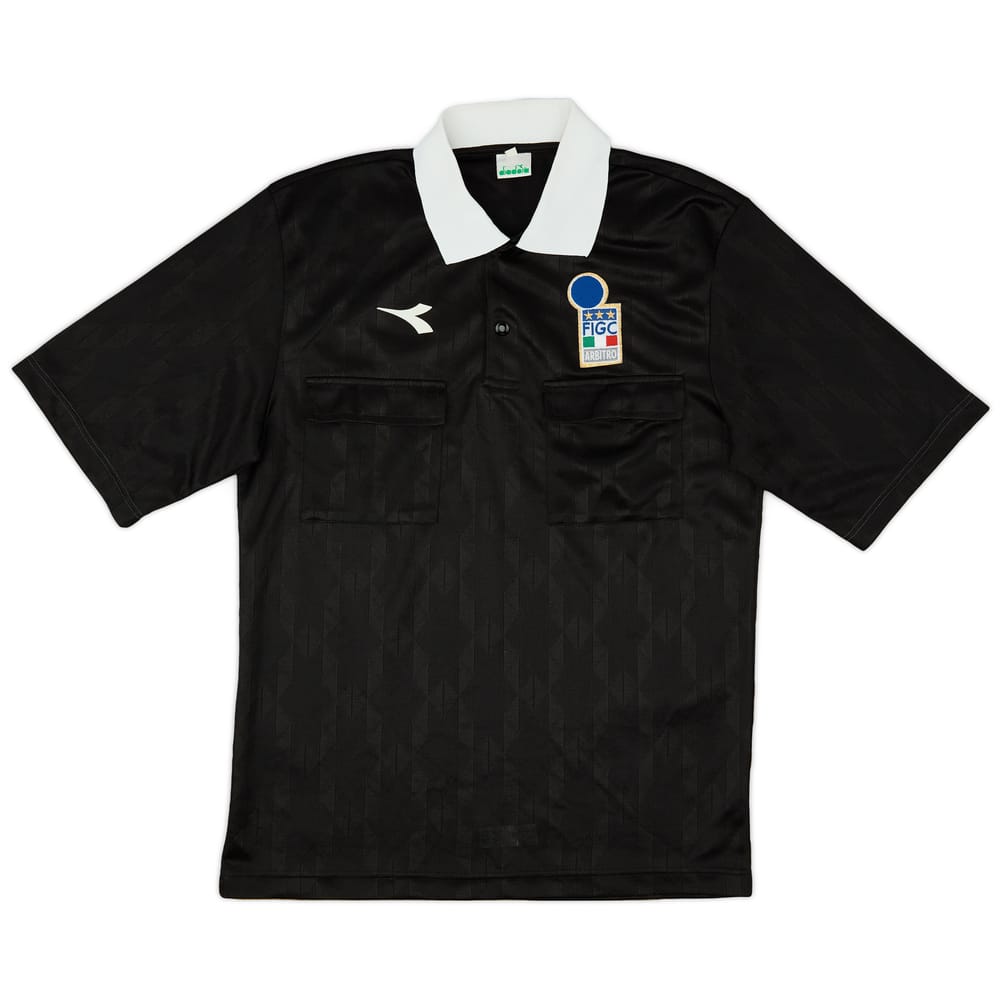1990s Italy FIGC Diadora Referee Shirt - 8/10 - (M)