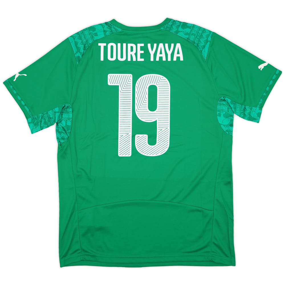 2014-16 Ivory Coast Player Issue Away Shirt Toure Yaya #19 (XL)