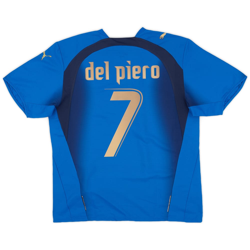2006 Italy Home Shirt Del Piero #7 - 6/10 - (L)