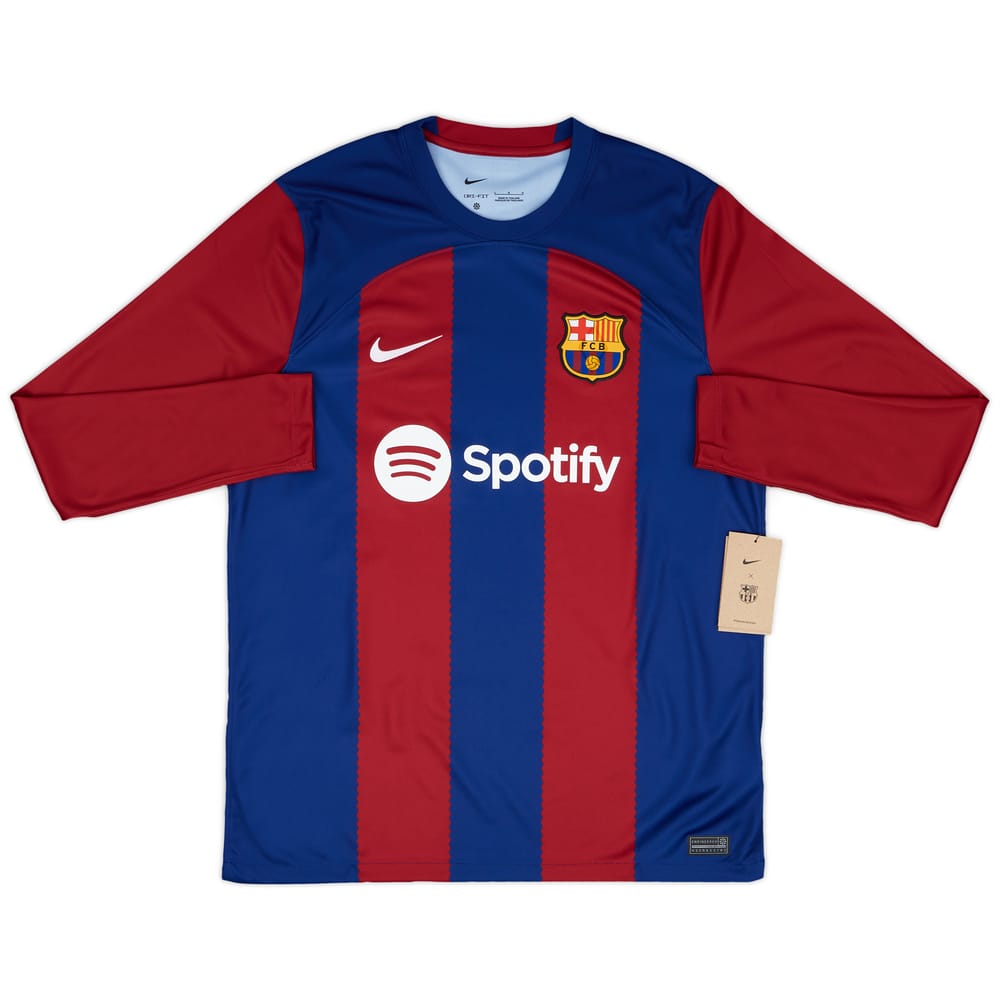 2023-24 Barcelona Home L/S Shirt