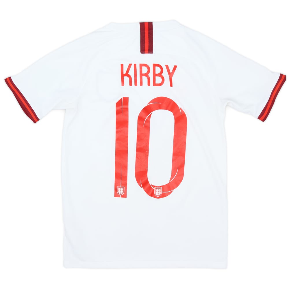 2019 England Lionesses Home Shirt Kirby #10 - 6/10 - (L.Boys)