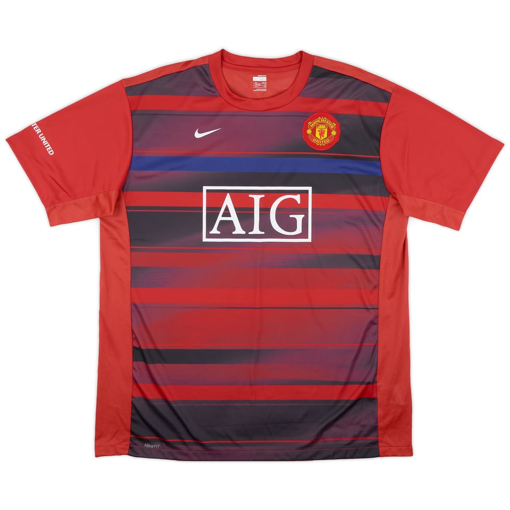 2008-09 Manchester United Nike Training Shirt - 7/10 - (XXL)