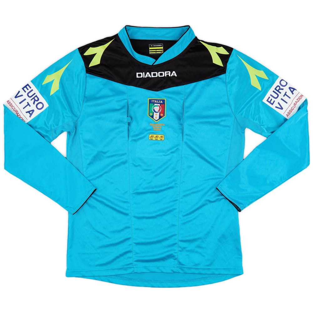 2015-16 Italy Diadora Referee L/S Shirt - 9/10 - (M)