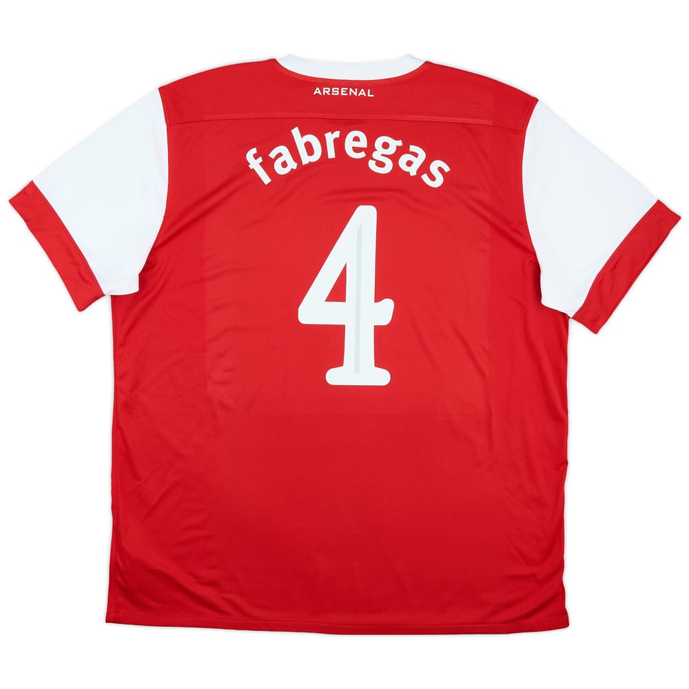 2010-11 Arsenal Home Shirt Fabregas #4 - 7/10 - (XXL)