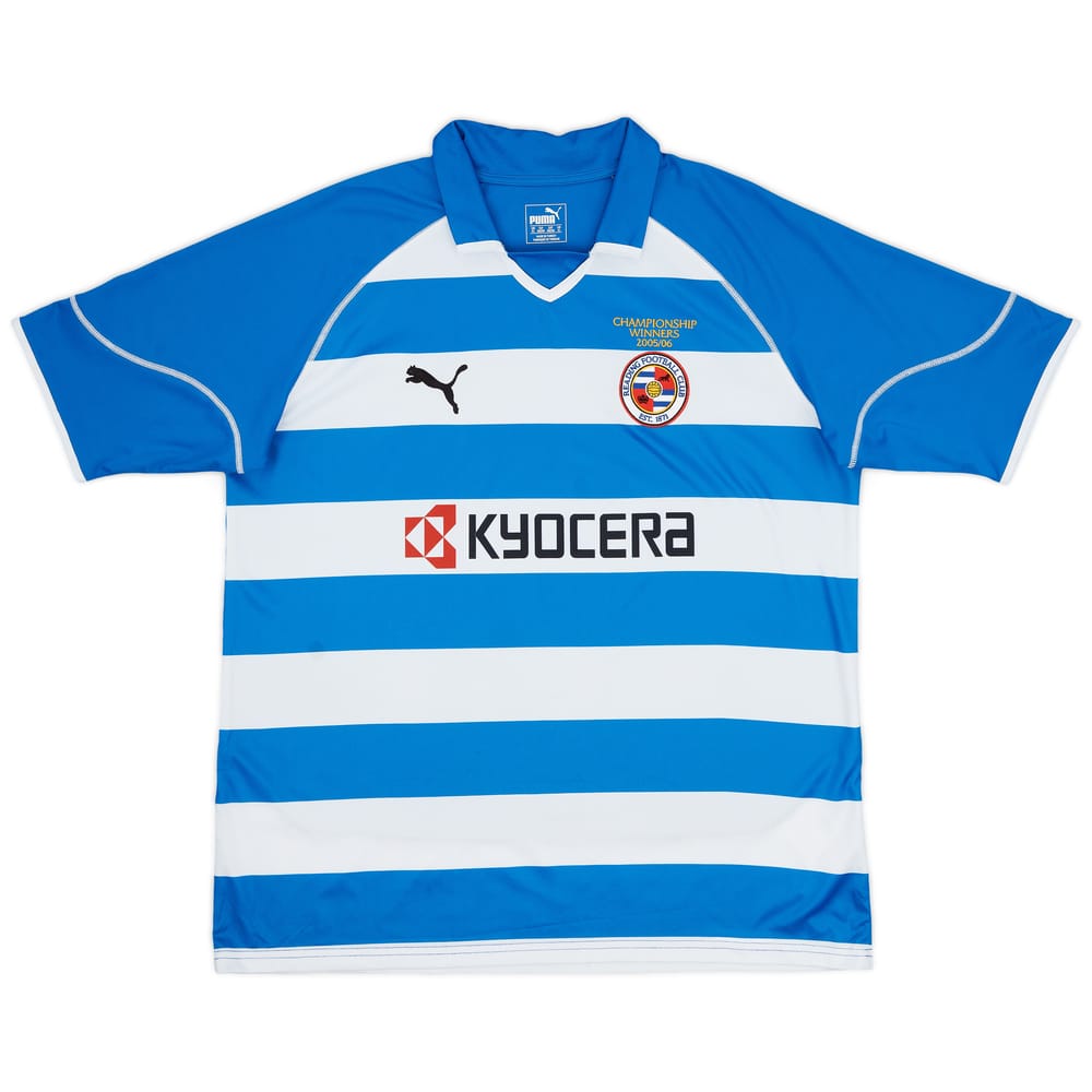 2005-06 Reading 'Championship Winners' Home Shirt - 9/10 - (XL)