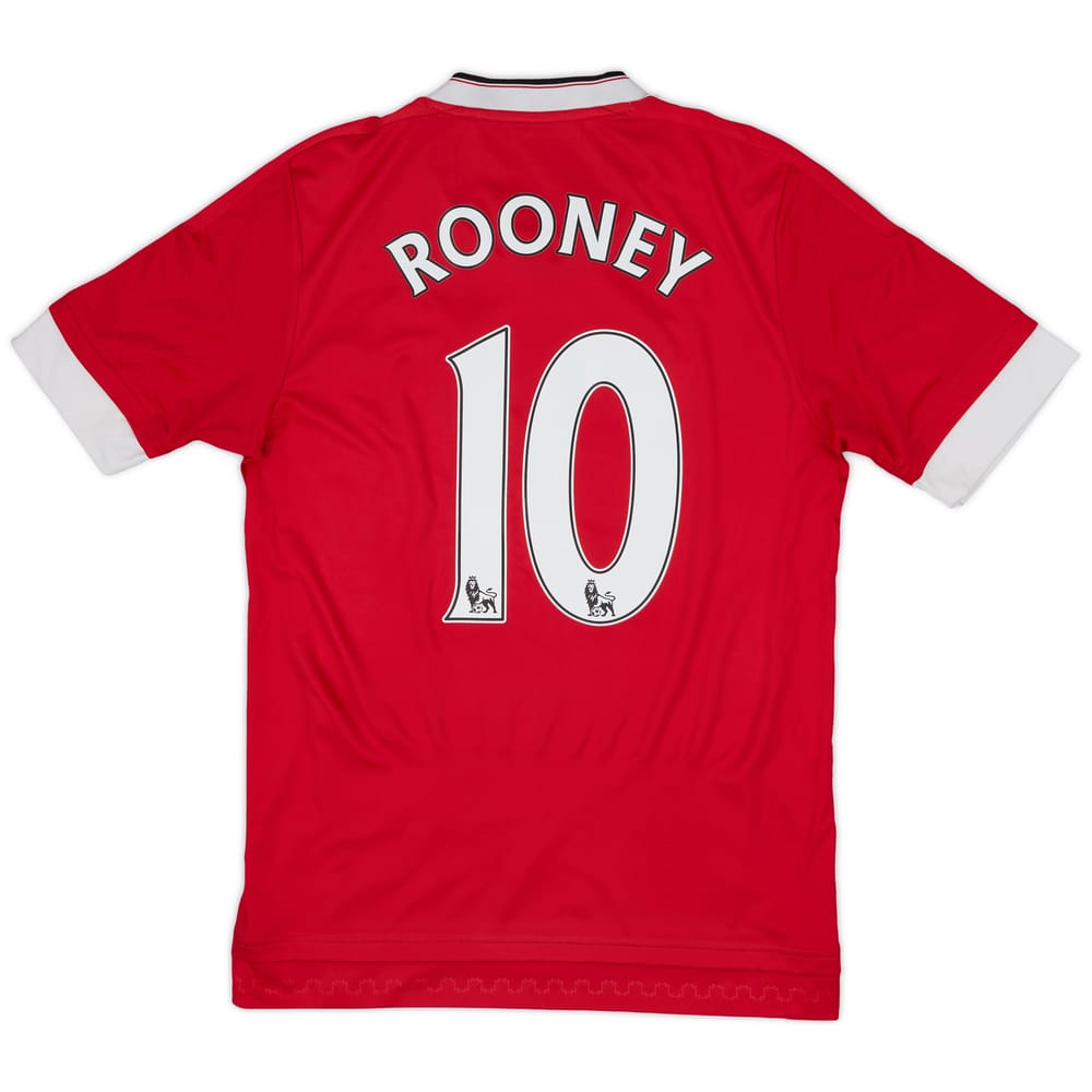 2015-16 Manchester United Home Shirt Rooney #10 - 7/10 - (S)