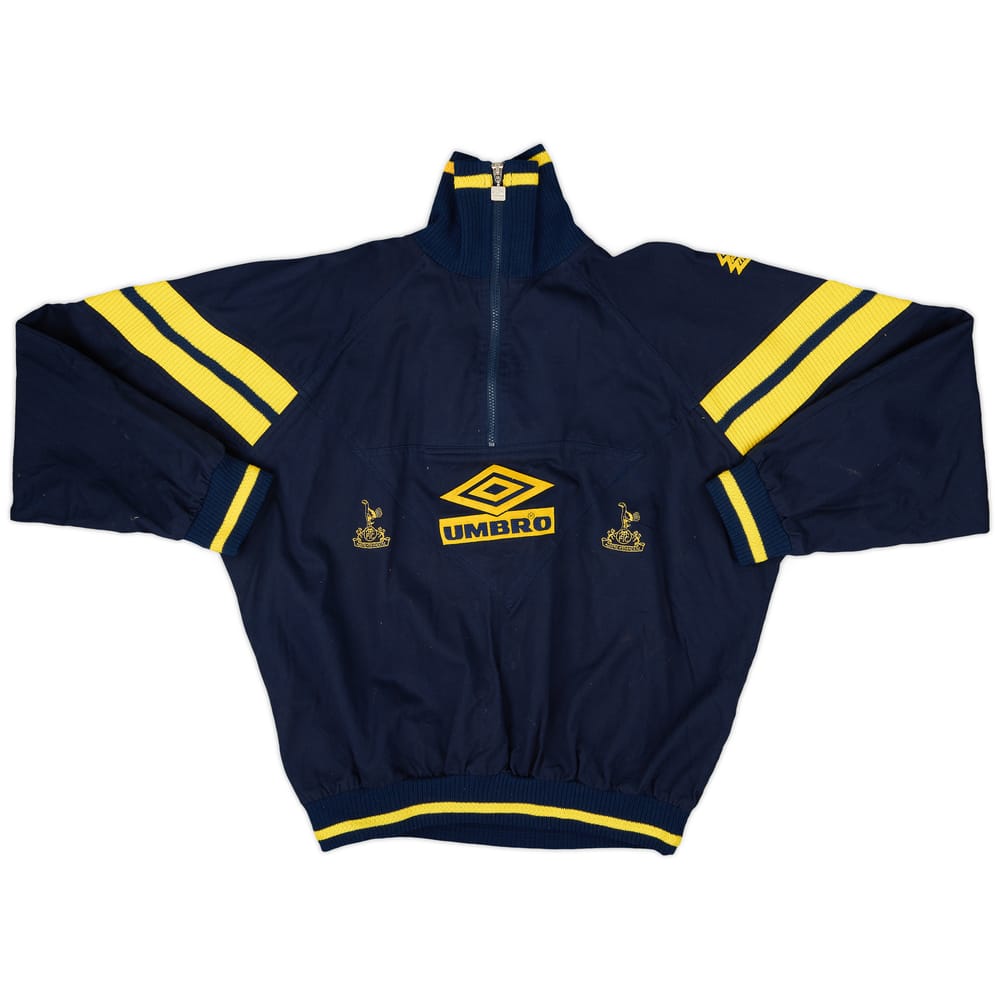 1993-95 Tottenham Umbro 1/4 Zip Training Top - 7/10 - (L)