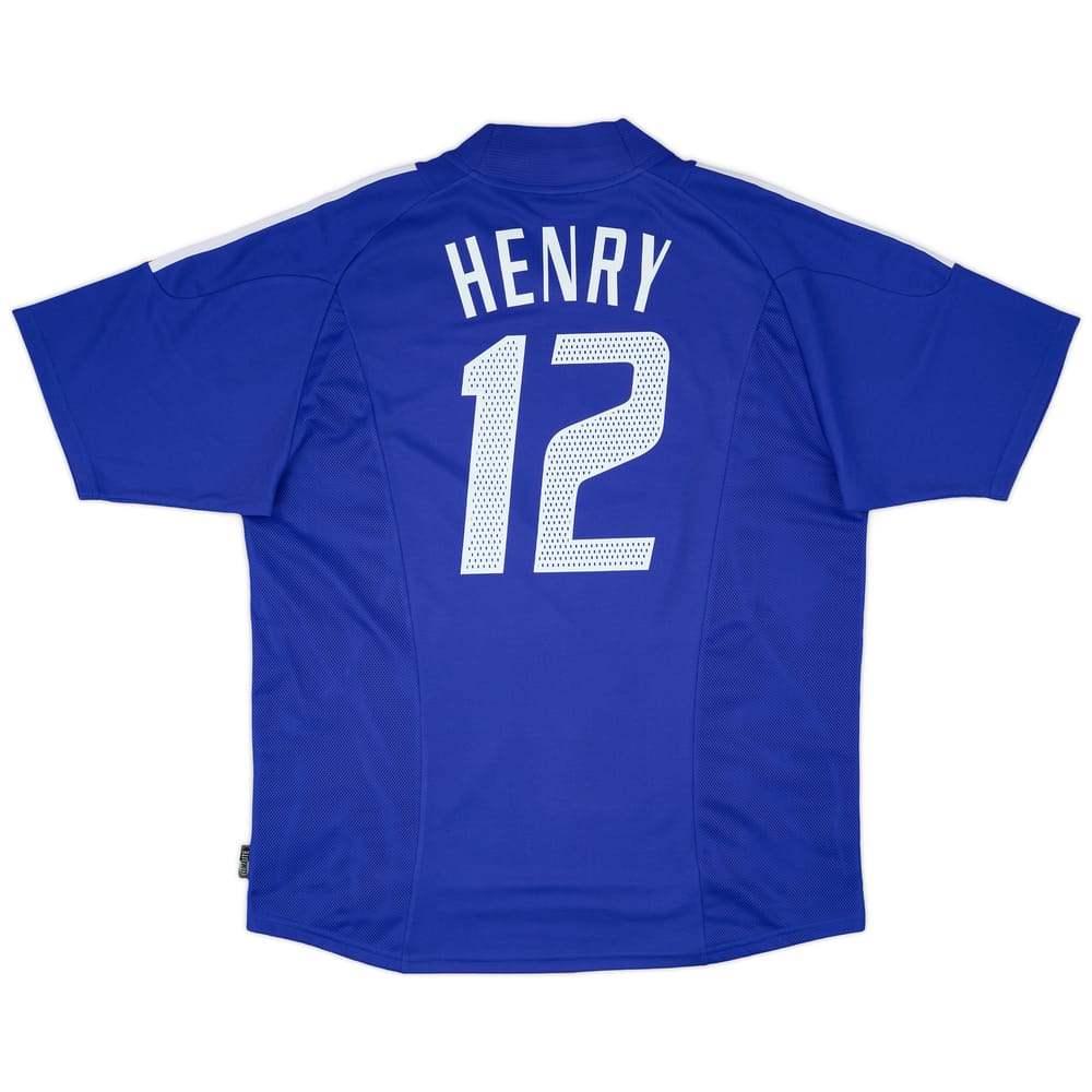 2002-04 France Home Shirt Henry #12 - 8/10 - (XL)