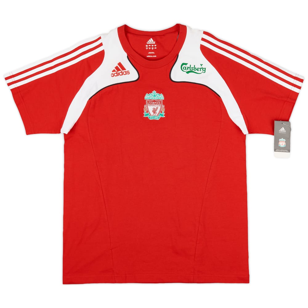 2008-09 Liverpool adidas Cotton Tee (L)