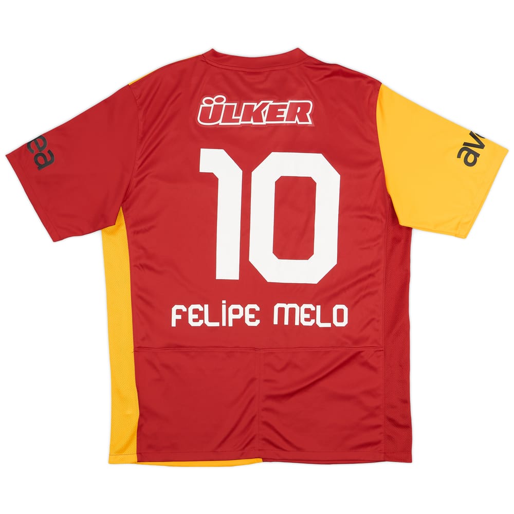 2011-12 Galatasaray Home Shirt Felipe Melo #10 - 9/10 - (L)