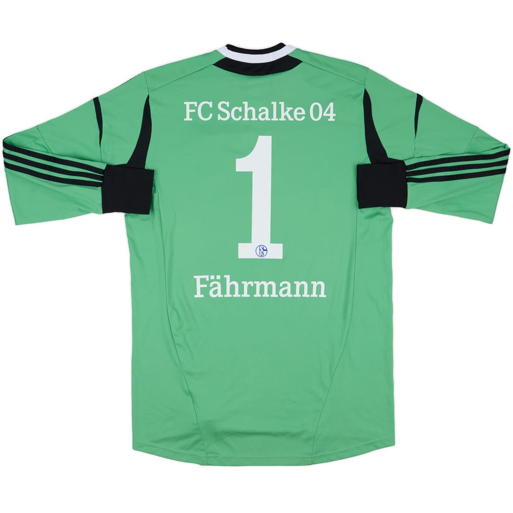 2013-15 Schalke GK Shirt Fahrmann #1 - 9/10 - (L)