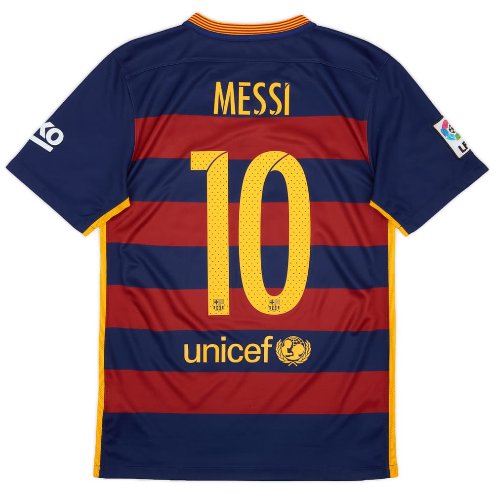2015-16 Barcelona Home Shirt Messi #10 - 6/10 - (S)