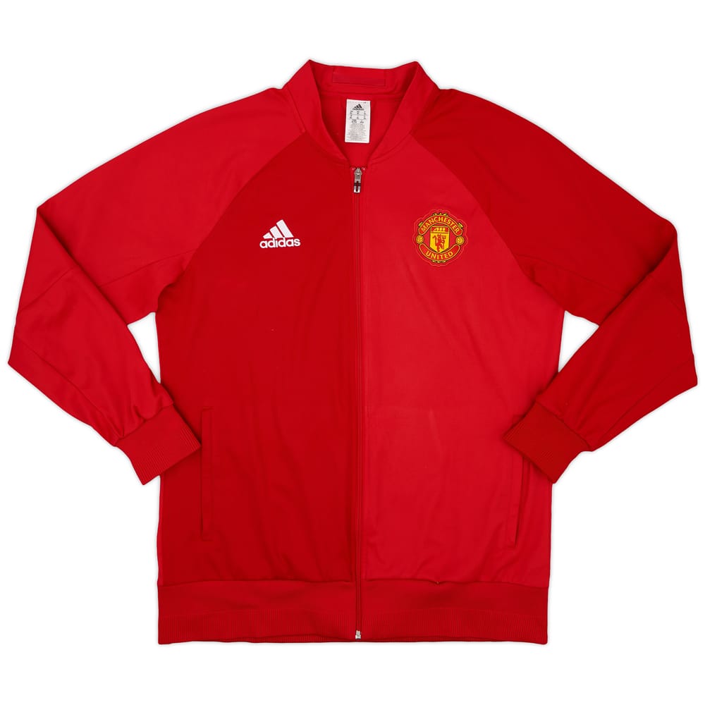 2016-17 Manchester United adidas Track Jacket - 8/10 - (XL)