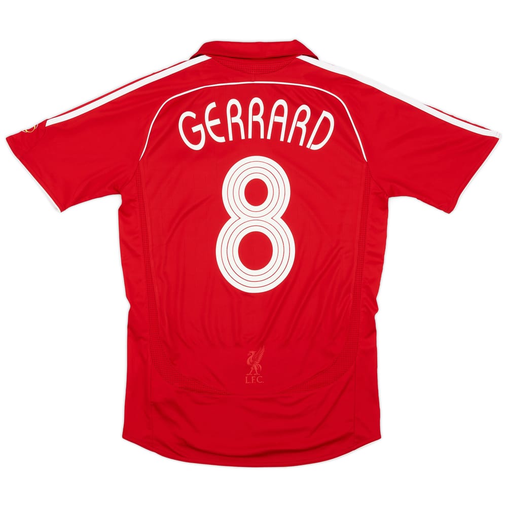 2006-08 Liverpool Home Shirt Gerrard #8 - 5/10 - (S)