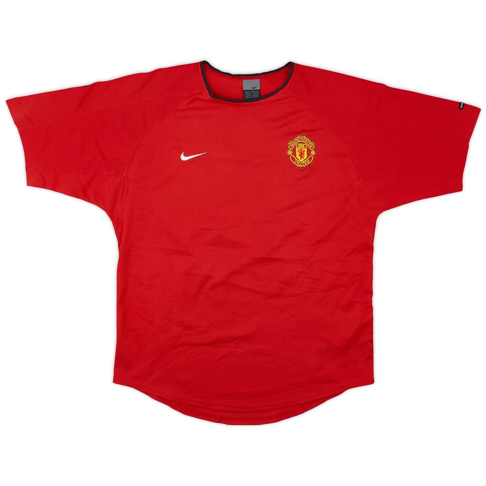 2002-03 Manchester United Nike Training Shirt - 7/10 - (M)