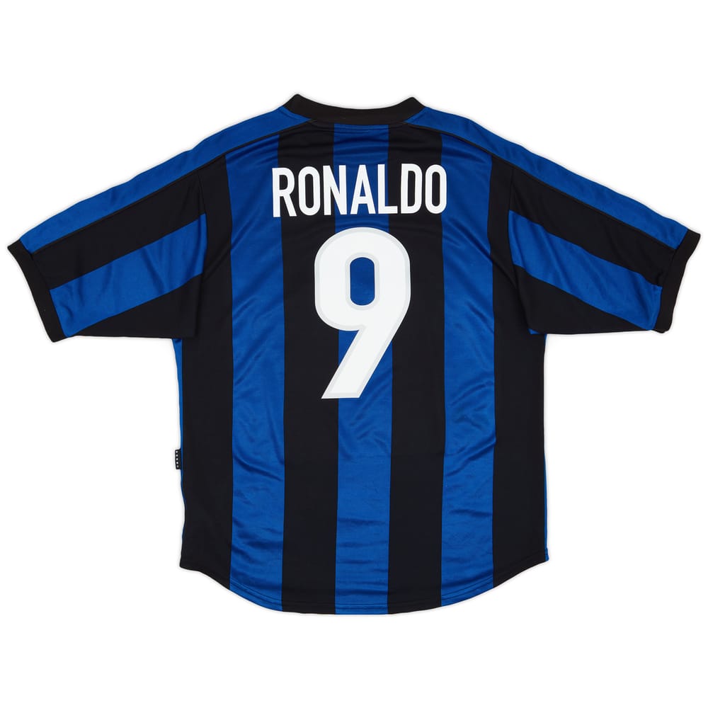 1999-00 Inter Milan Home Shirt Ronaldo #9 - 5/10 - (M)