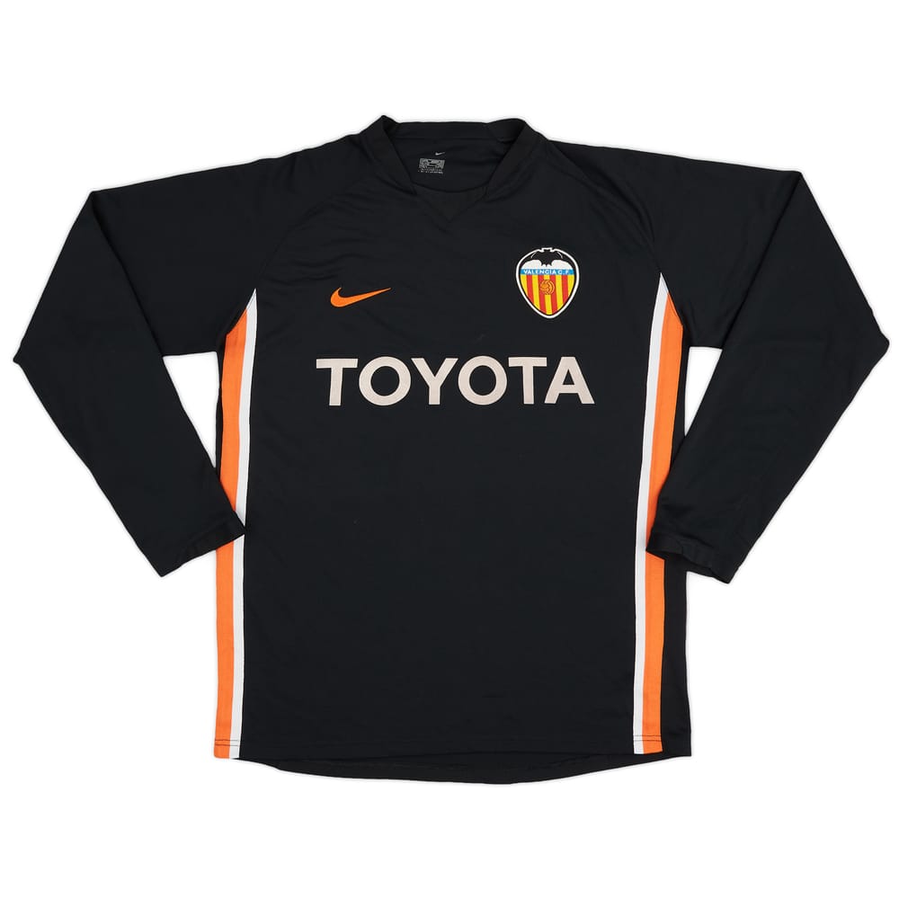 2006-07 Valencia Away L/S Shirt - 7/10 - (M)