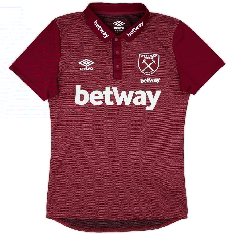 2019-20 West Ham Umbro Polo Shirt - 8/10 - (M)