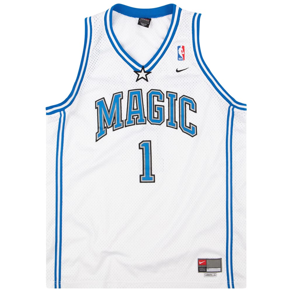驚きの価格 2003-04 XXL (Home) Jersey Swingman Nike #1 McGrady Magic Orlando ウェア