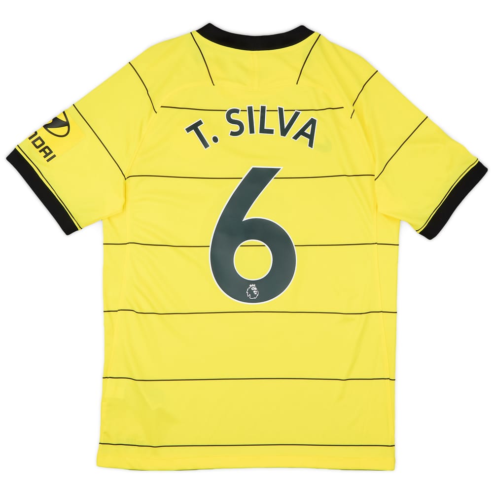 2021-22 Chelsea Away Shirt T.Silva #6 - 10/10 - (M)