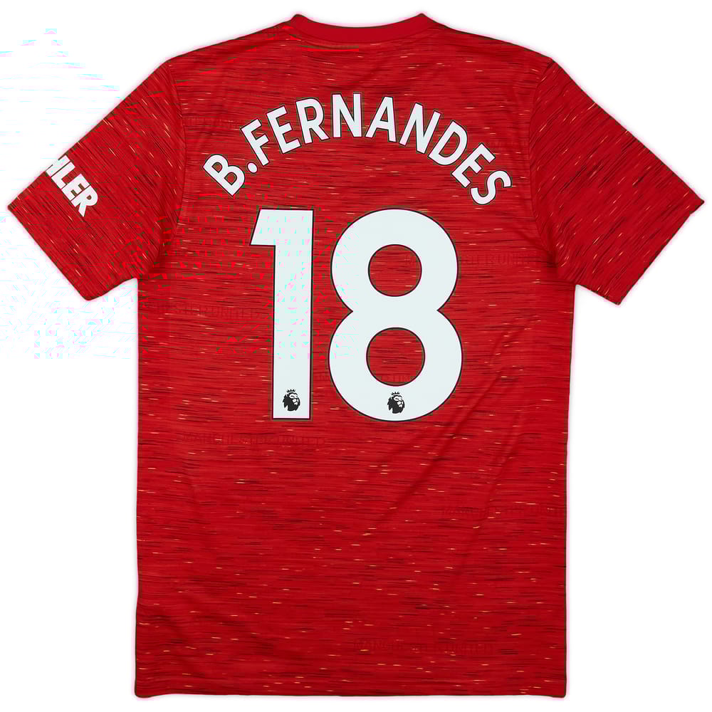 2020-21 Manchester United Home Shirt B.Fernandes #18 - 6/10 - (S)