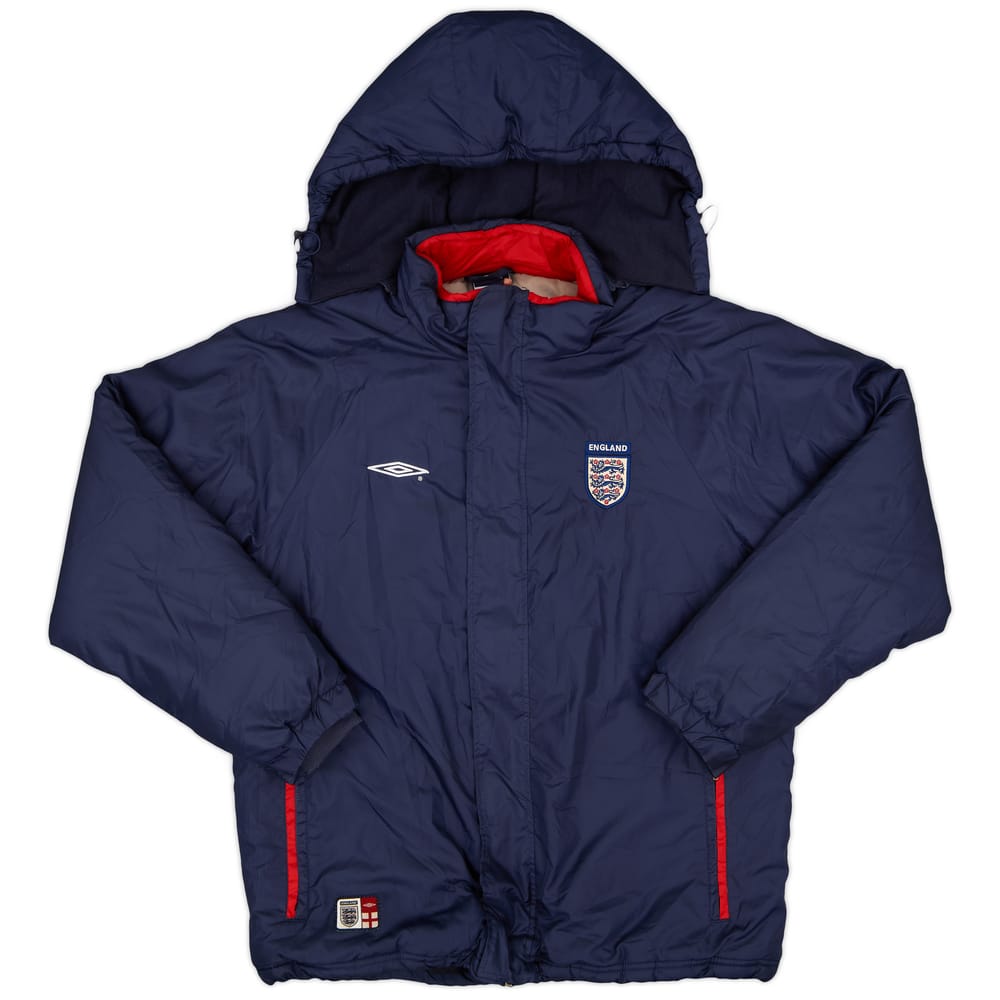 2007-08 England Umbro Padded Bench Coat - 6/10 - (S)