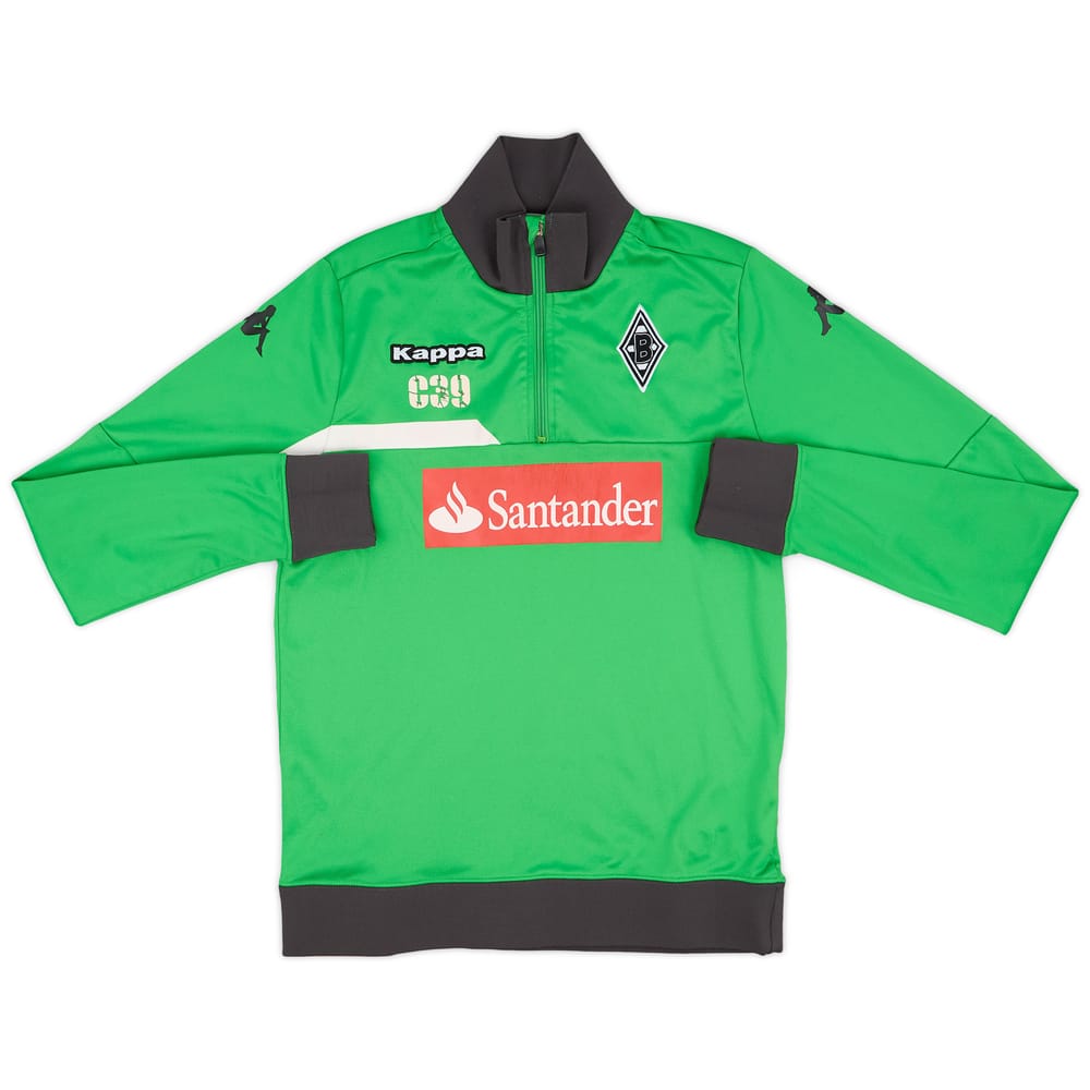 2014-15 Borussia Monchengladbach Player Issue Kappa 1/4 Zip Drill Top C39 - 5/10 - (M)