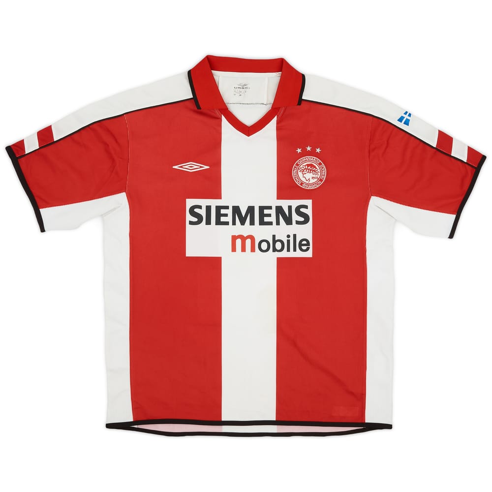 2003-04 Olympiakos Home Shirt - 7/10 - (L)