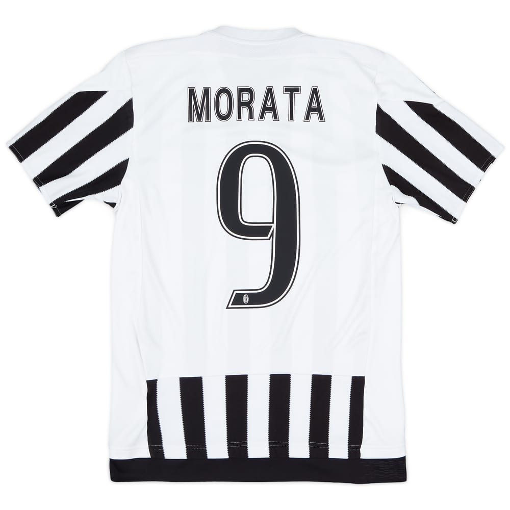 2015-16 Juventus Home Shirt Morata #9 - 9/10 - (S)