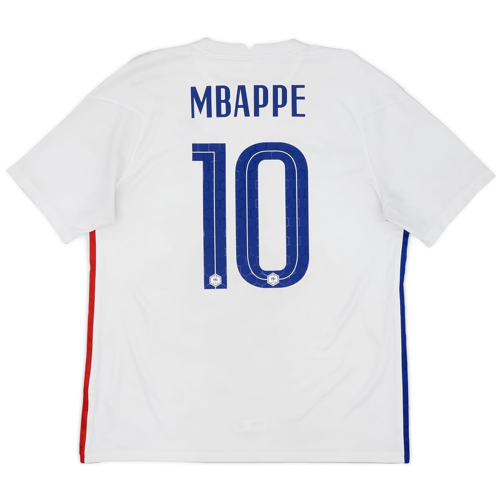 2020-21 France Away Shirt Mbappe #10 - 6/10 - (L)